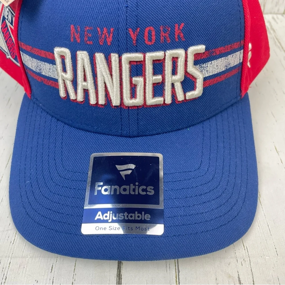 NHL New York Rangers Vintage Style Hockey‎ SnapBack Hat